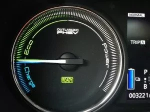 Cadran de gauche : Classique sur un véhicule électrique.